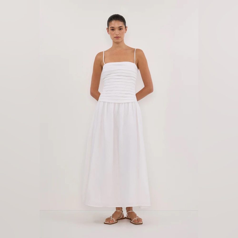DISSH White Midi Dress